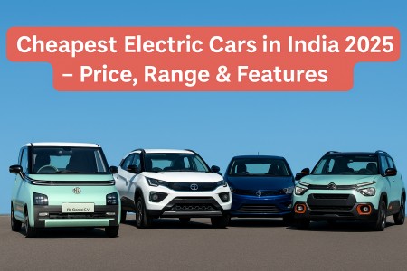 Cheapest Electric Cars in India 2025